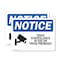 Signmission Video Surveillance In Use On These Premises OSHA Notice Sign, Plastic, 14in W x 10in L, 2PK OS-2PACK-NS-P-1014-L-16813 - alternate 1